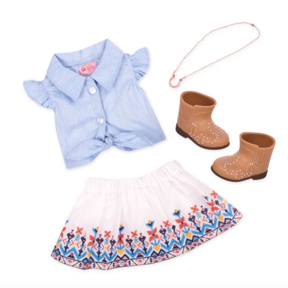 NEW Our Generation Regular Ranch Outfit - My Lucky Horseshoe - Picture 1 of 3